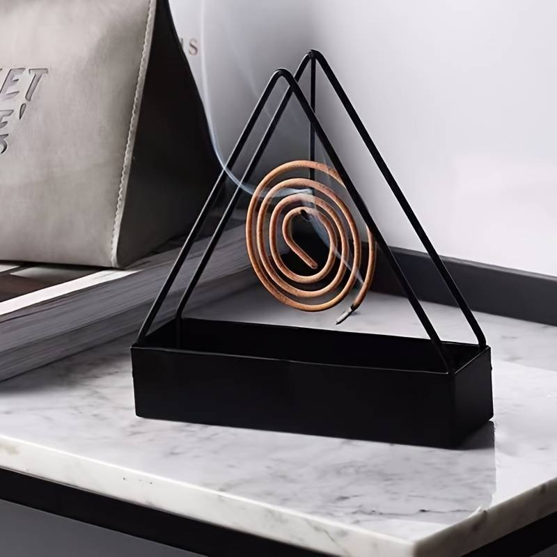Simple Triangle-shaped Iron Mosquito Coil Holder Creative – photo 1