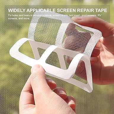 (Pack Of 10) Multifunctional Net Sticker Drainer Net For Bathroom �Kitchen Etc | Window Screen Repair Patches For Door Window