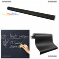 PVC Vinyl Black Board Wall Sticker Removable, with (2 pcs chalks)  For Kids Bedroom Size/Dimension 16*60 cm Size