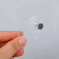 Pack Of 4 Adhesive Screw Sticker Hook Heavy Duty Stick on Door Nail Free Screw Non-Trace No Drilling Nail Self Waterproof Adhesive Hanging Nails Hooks Holders Multifunctional Use