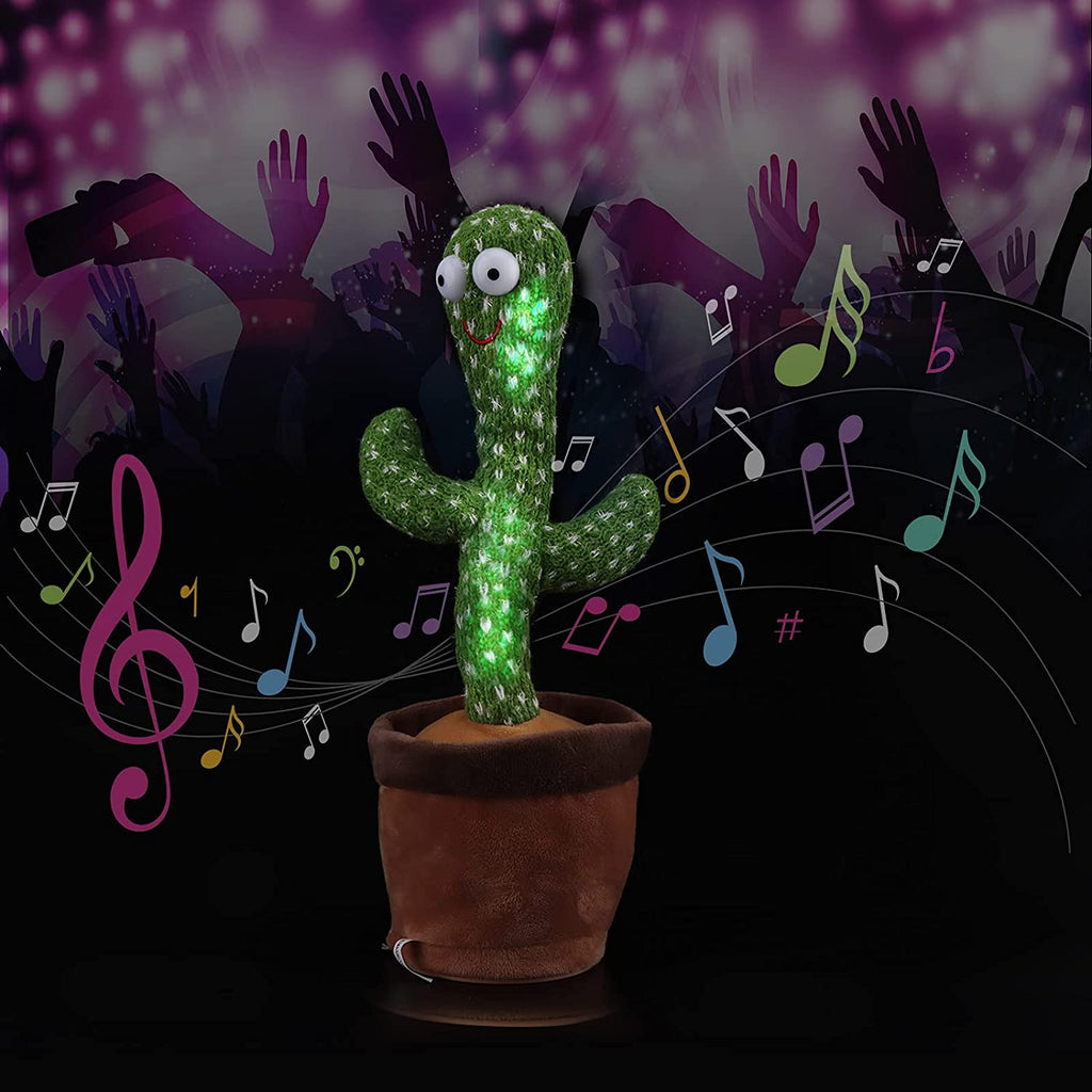 Dancing Cactus Talking Toy Tree Cactus Plush  toy With box