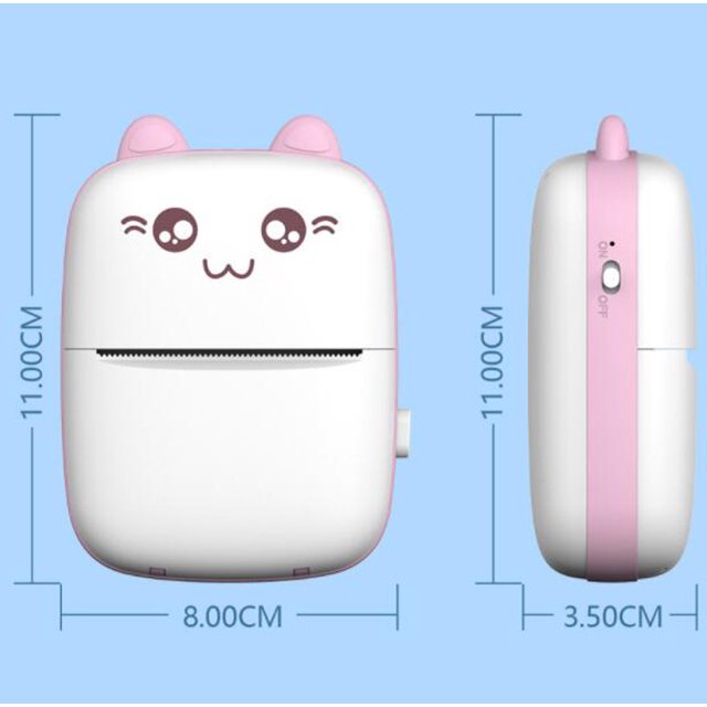 Mini Portable Pocket Thermal Printer �Wireless Receipt & Photo Printer (Random Color)