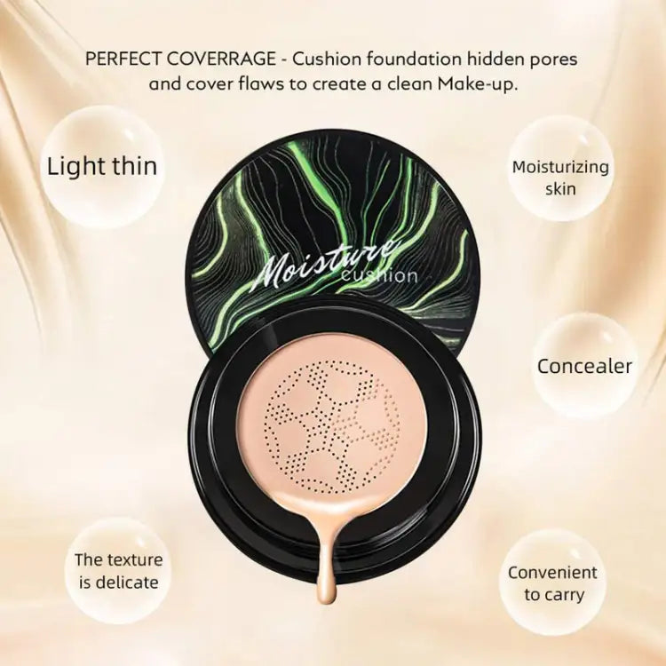 SUNISA Water Light Beauty Cushion CC Cream �Lightweight, Hydrating, and Flawless Coverage for a Radiant Complexion ( 20gm Quantity )