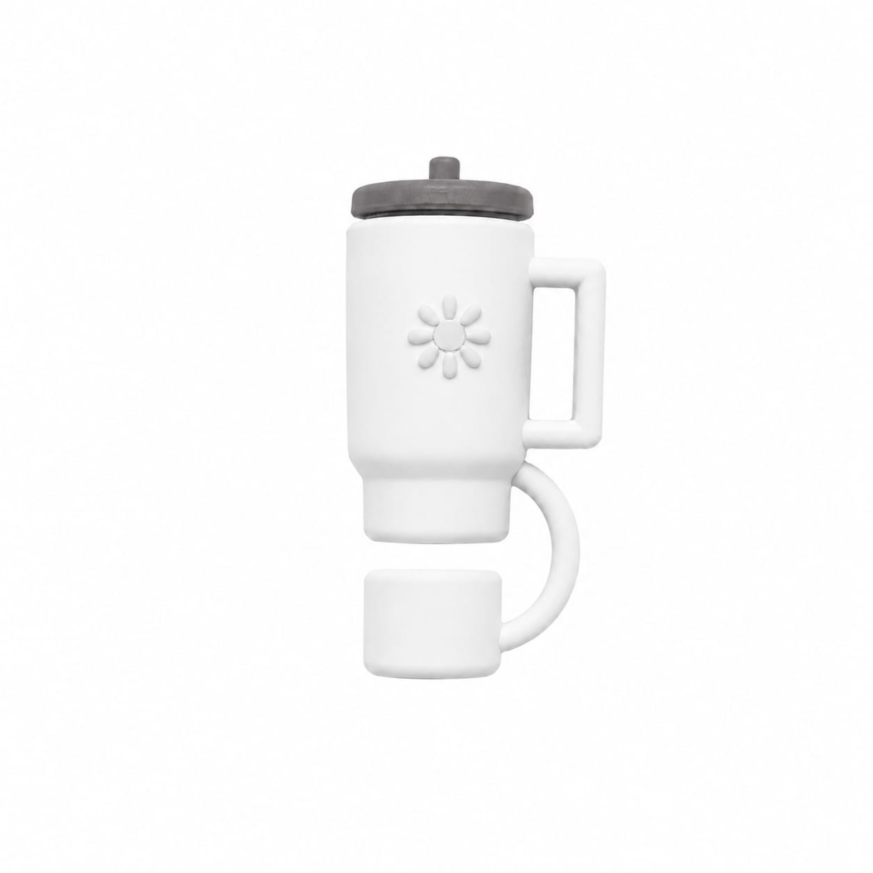Silicone Stopper Compatible with 40oz Tumbler | Spill-Resistant Straw Cover | Random Color
