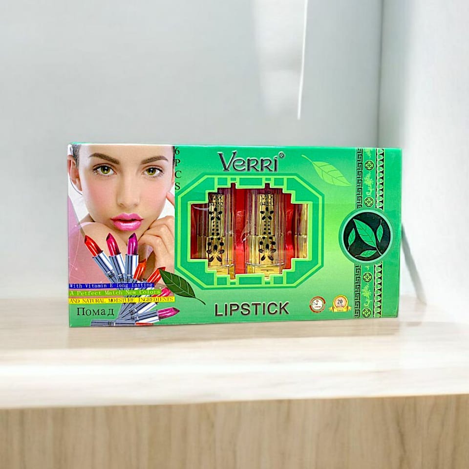 Matte Velvet Lipstick Set Of 6 �Richly Pigmented Shades Of Pink With Soft, Creamy Texture And Long-Lasting Wear For Elegant And Bold Lips