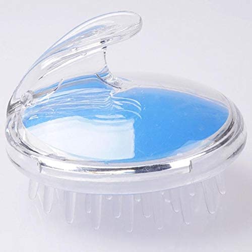 Hair Wash Brush & Scalp Massage Comb �Anti-Dandruff Silicone Shampoo Brush | Deep Scalp Cleanser, Hair Growth Massager, Anti-Itch & Anti-Hair Fall Tool | Random Color