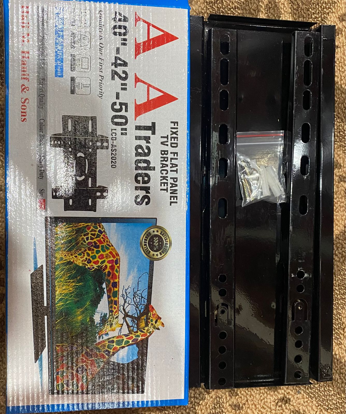 Premium Fixed Flat Panel TV Wall Mount