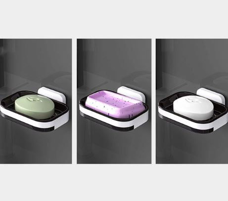 Wall Mounted Soap Holder with Draining Tray – photo 1