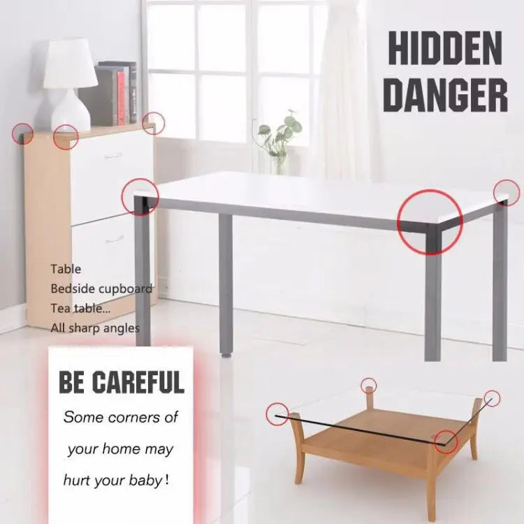 4Pcs Table Conner Protector Furniture Table Edge Protection Shield Cover Pad Safety Conner Guards For Baby Kids Anti Collision