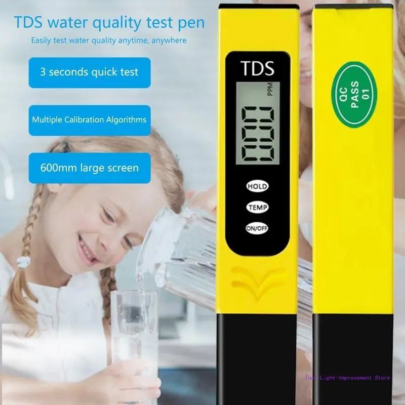 Digital TDS Water Testing Pen �High-Accuracy Portable TDS Meter for Drinking Water, RO Systems, Aquariums & Hydroponics | Total Dissolved Solids Tester