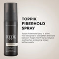 Toppik Hair Fiber Holding Spray, Instant Fuller Looking Hair - 118ml