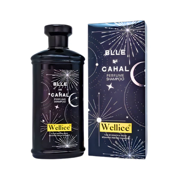 Wellice Blue De Cahal Perfume Shampoo �Long-Lasting Fragrance, Deep Clean & Silky Smooth Hair Care