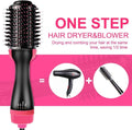 3-in-1 Hair Dryer with Comb, Hair Straightener & Curler for Easy Styling