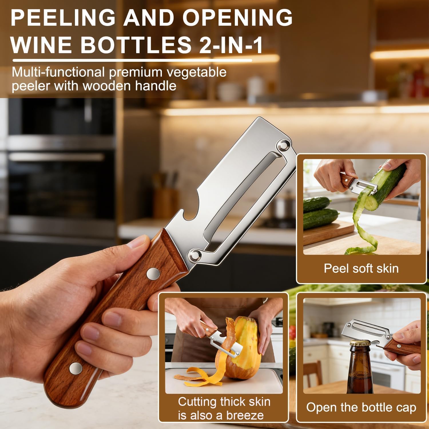 Elegant Multi-Functional Knife Peelers For Kitchen, Multi Functional