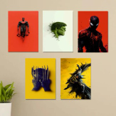 Set Of 3 Sticky Wooden Canvas Frames – photo 1