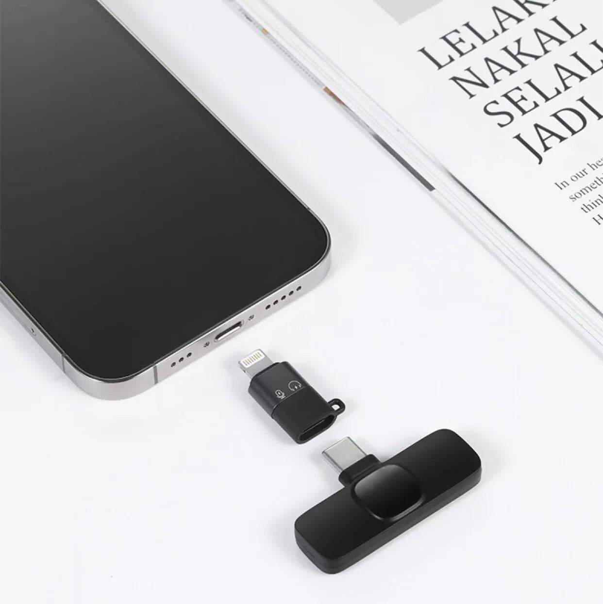 K8 Collar Wireless Microphone Type C Supported