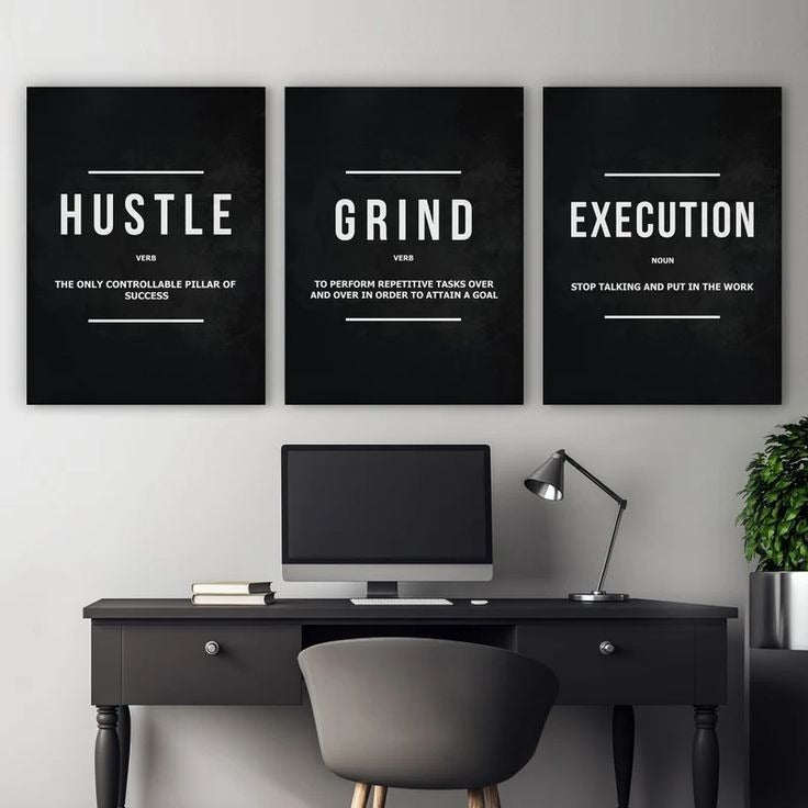 Set of 3 Premium Wall Art Photo Tiles �Modern Home Decor Sets 8x11