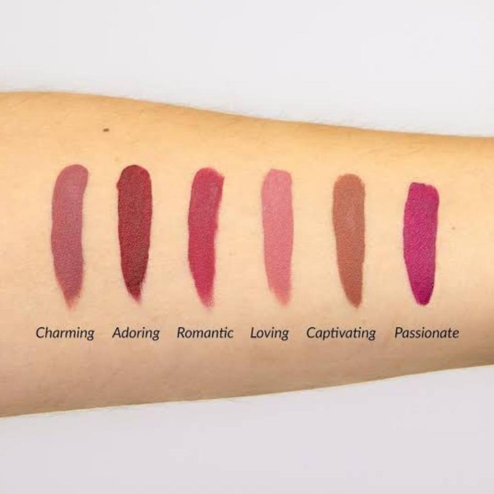 6 Pcs High Pigmented Flavored Lip Gloss Set �Long Lasting Moisturizing Gloss Collection - Multi Color