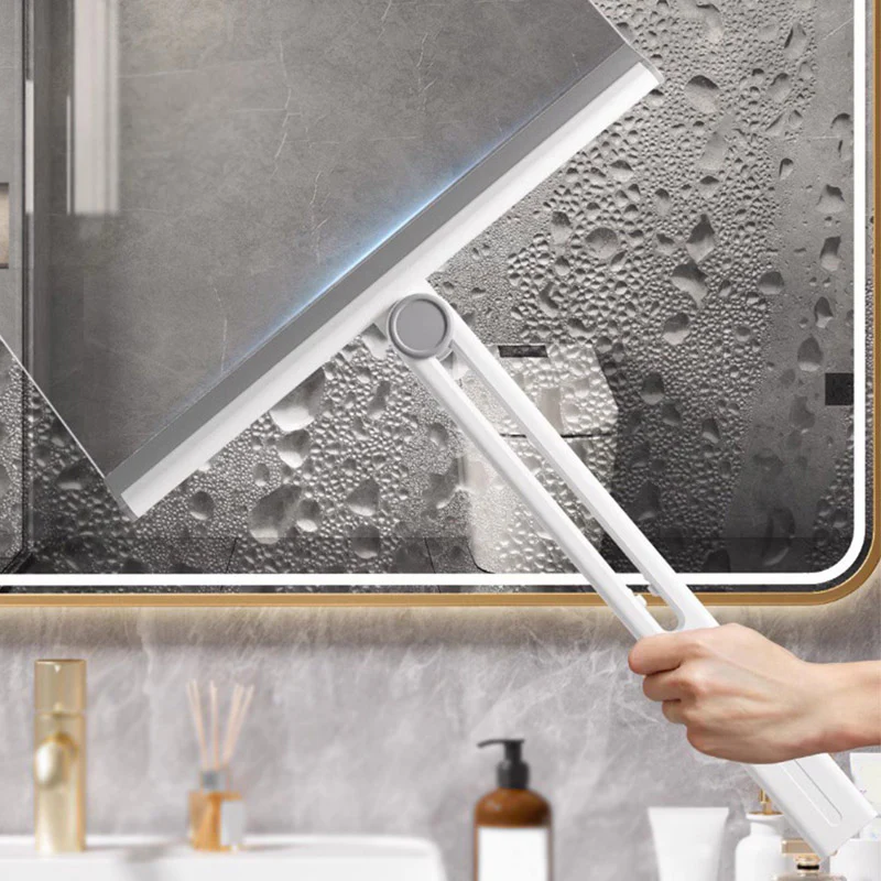 360? Rotating Foldable Squeegee �Silicone Window &amp; Surface Cleaner Tool