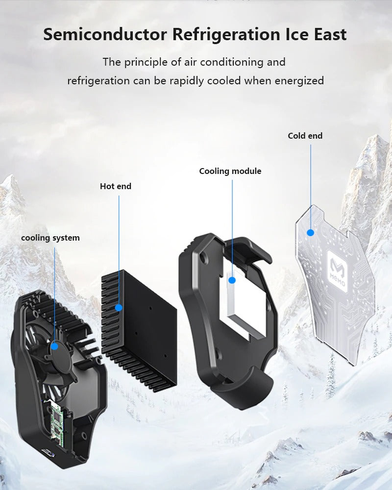 Memo DL01 Phone Cooler �High-Efficiency Mobile Cooling Device