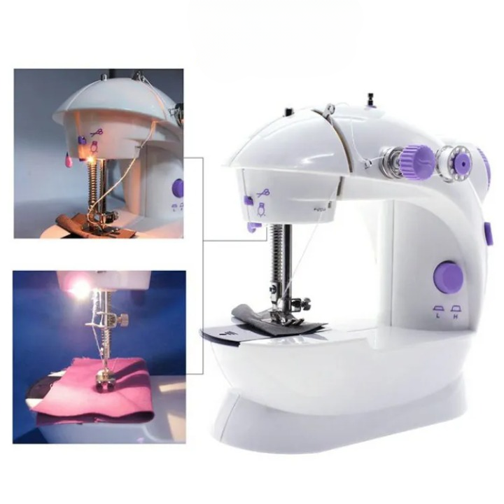 Portable Mini Dual-Speed Electric Sewing Machine – photo 5