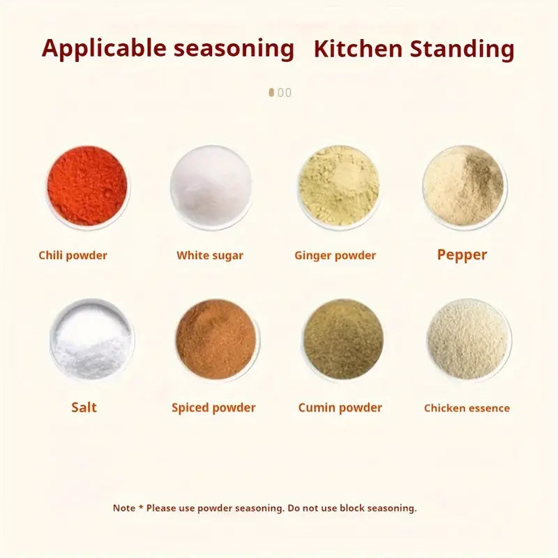 Sealed Seasoning quantitative Bottle salt pepper condiment Dispenser Glass Spice Jar | Salt Control Bottle Press - 180ml (random color)
