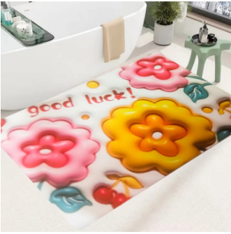 3D Visual Anti-Slip Absorbent Mat, Bath Mat – photo 2
