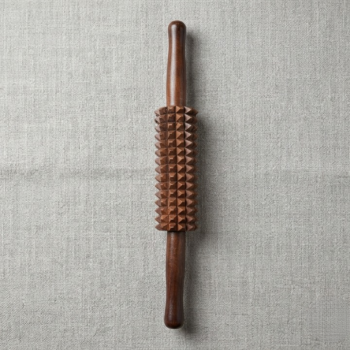 Handcrafted Wooden Thighs and Calves Massager �Reflexology & Muscle Roller