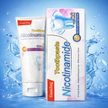 GuanJing Nicotinamide Teeth Whitening Toothpaste �Natural Organic Ingredients for Fresh Breath, Bacteria Reduction & Stain Removal - 80ml