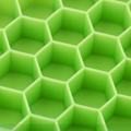 Silicone Ice Cube Tray 37 Grid Ice Cube Mold with Lid Honeycomb Ice Maker Reusable Ice Container for  Coffee Juice (Random Color) - 1 Pc Without Lid