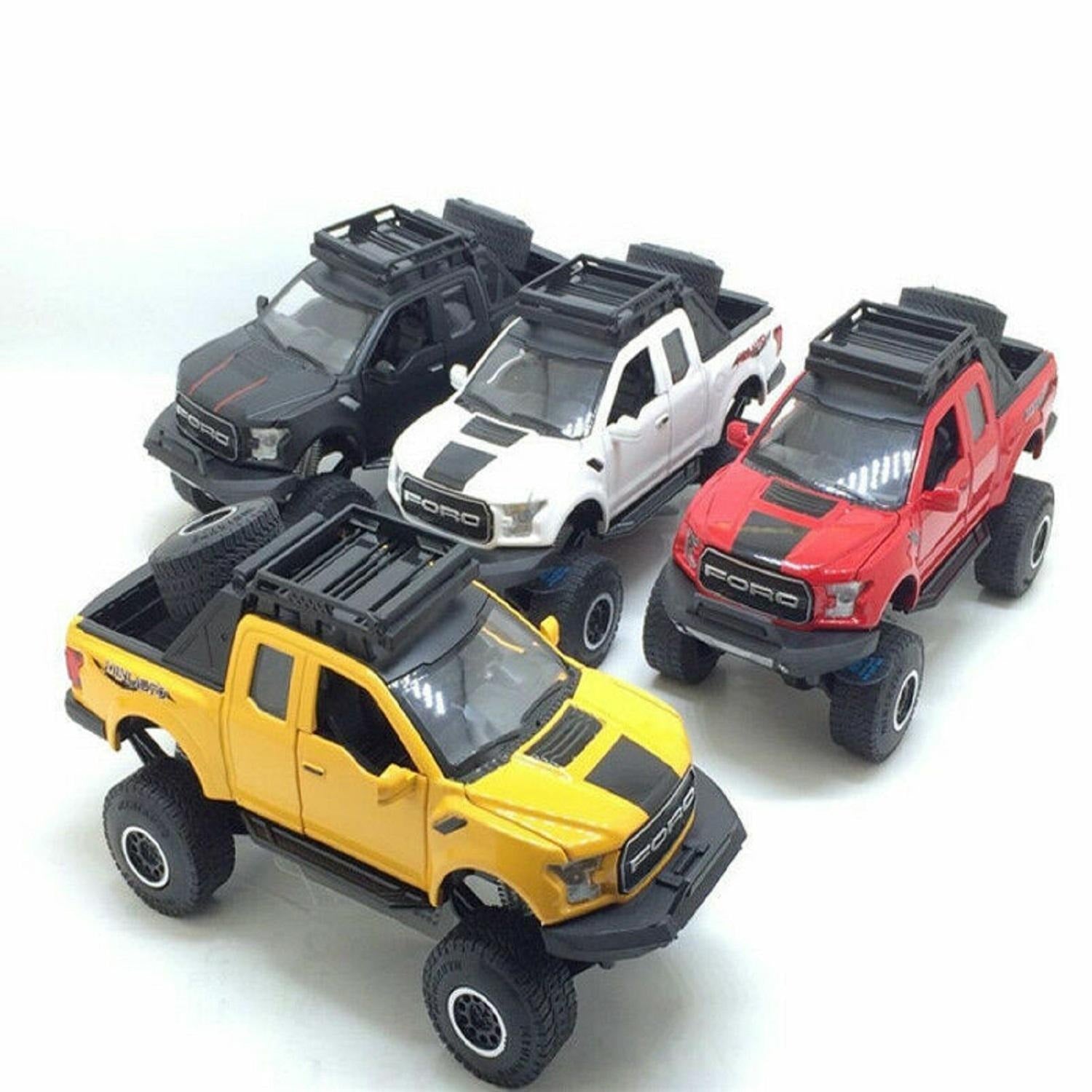 Ford F-150 Raptor Pickup Truck Toy Model With Touch Sensor �Realistic, Durable, And Easy-To-Operate (Random Colors)