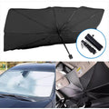 Premium Car Windshield Sun Shade Umbrella �Foldable Auto Front Window UV Reflector Blockout Shield