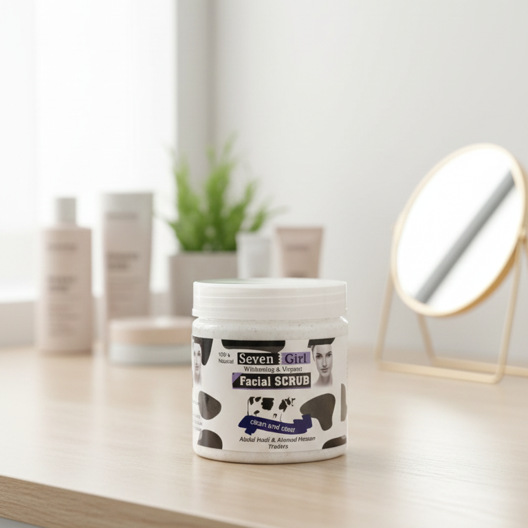 Seven Girl Whitening & Facial Scrub �Big Size, Made in UK
