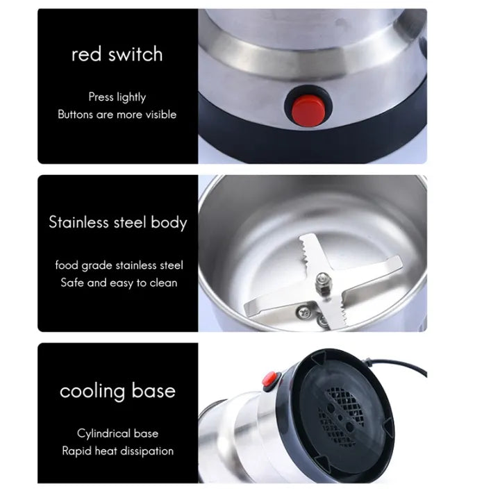 Electric Coffee Grinder for Home Nuts Beans – photo 1