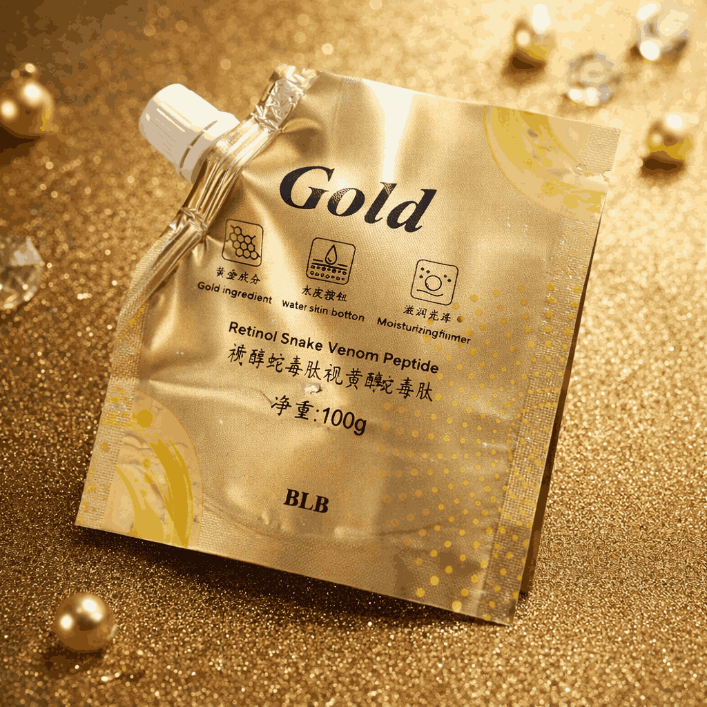 Premium 24K Gold Retinol Anti-Aging Eye Cream �Luxury Vibrating Massager Wand for Dark Circles, Puffiness & Wrinkles - 100g