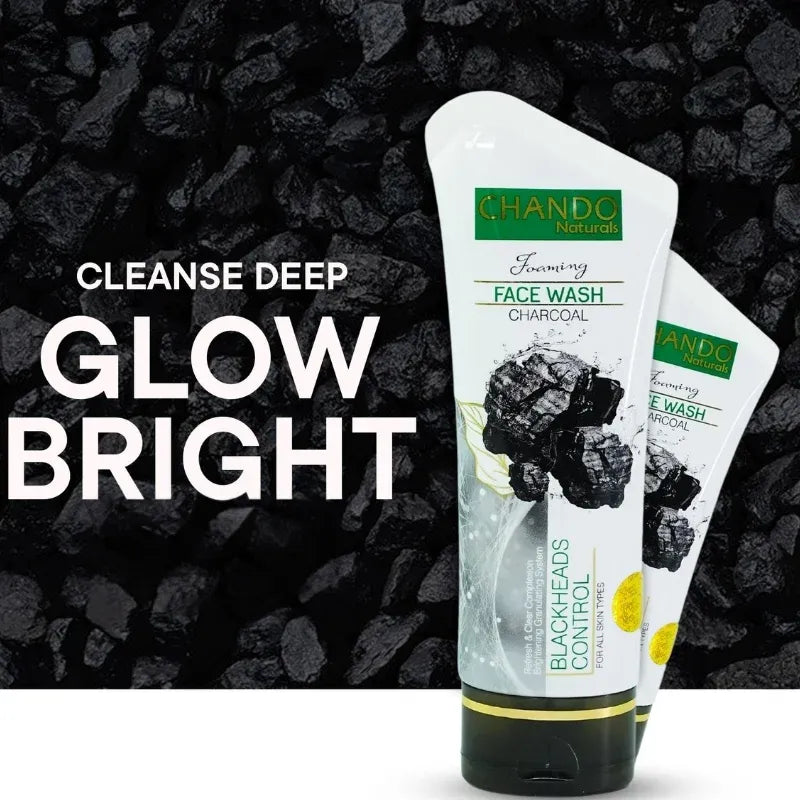 CHANDO Naturals Foaming Face Wash Charcoal �Deep Cleansing & Blackhead Control