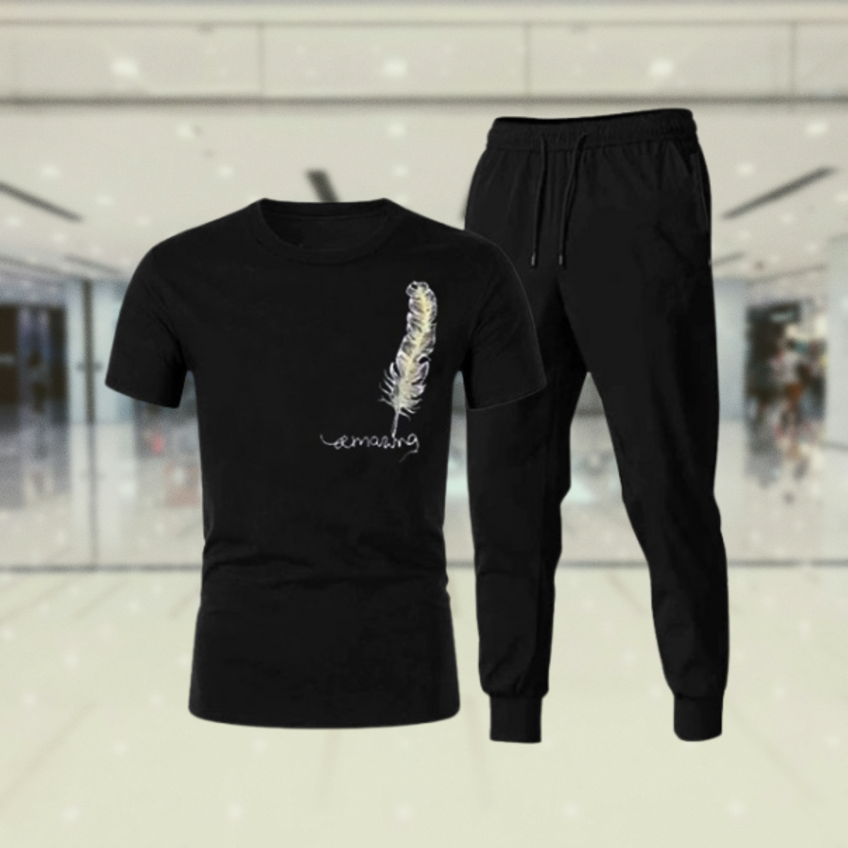 Tracksuit Amazing Trendy Smart black t shirt – photo 1