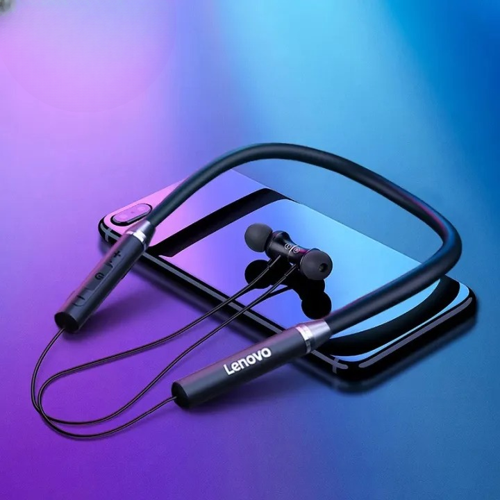 Lenovo HE05 Wireless Neckband Bluetooth Earphones | Sports Handsfree with Mic