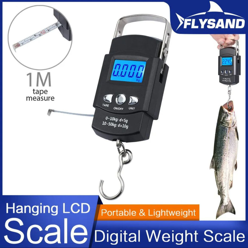Scale 50Kg 5g LCD Digital Display Handheld Mini Electronic Weighting Scale Fishing And Travel Luggage Scale