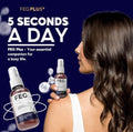 FEG PLUS Hair Growth Serum & Spray �50ml Advanced Formula for Men & Women, Stronger, Thicker Hair