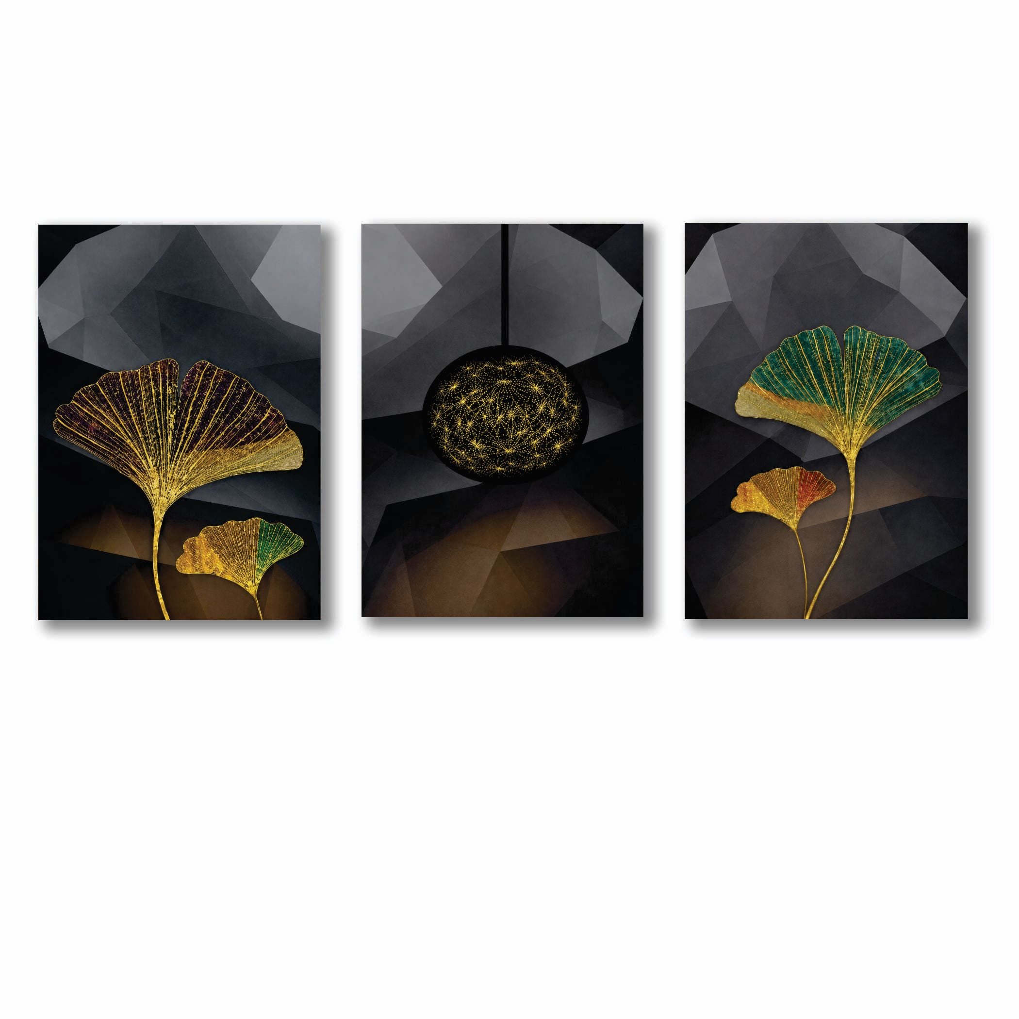 Set of 3 Premium Wall Art Photo Tiles �Modern Home Decor Sets 8x11