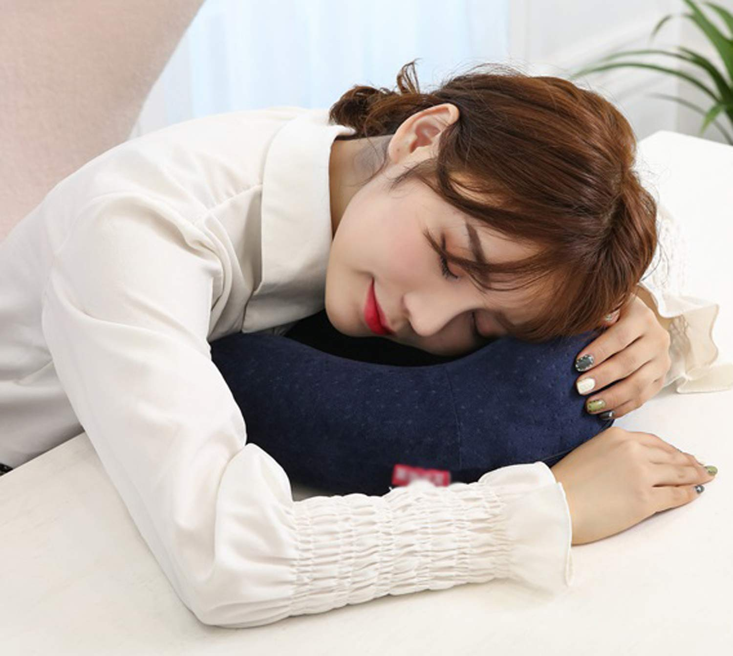 Imported U Shaped Pillows for Sleeping - Portable Travel Neck Pillows for Adults - Neck Pillow for Flight, Car &amp; Home - Random Color ( Multi Design)