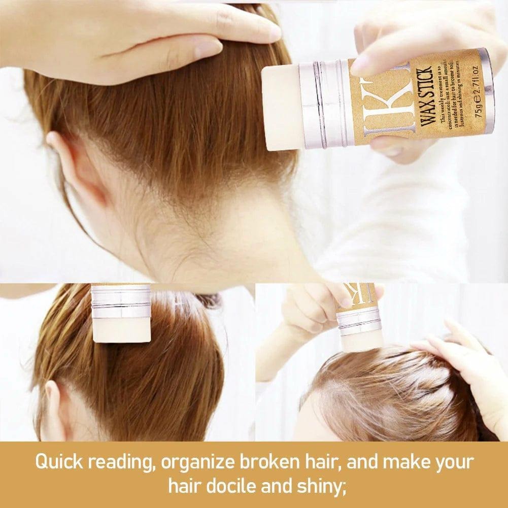IKT Hair Wax Stick �Strong Hold Styling Gel Cream for Men, Women & Kids, Anti-Frizz & Edge Control