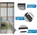 Magnetic Mosquito Mesh Door Net �Hands-Free Automatic Closing Insect Screen