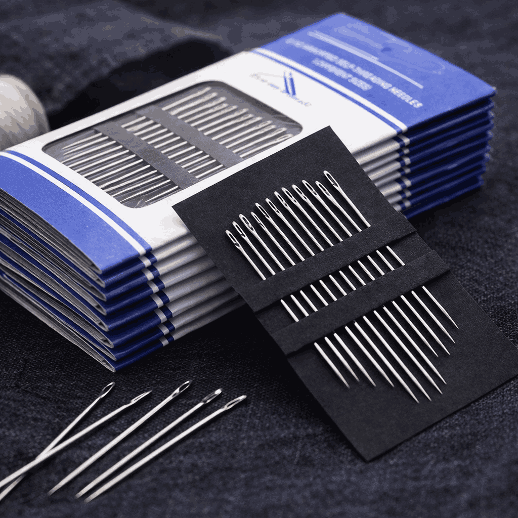 The Globe Multi Size Sewing Needles Set 12 Pieces Hand Stitching Needles for Home Use