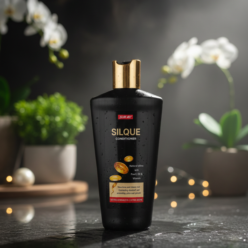 Sum Art Silque Conditioner Providing Gentle Care Nourishing Formula Strengthening Quality - 150ML