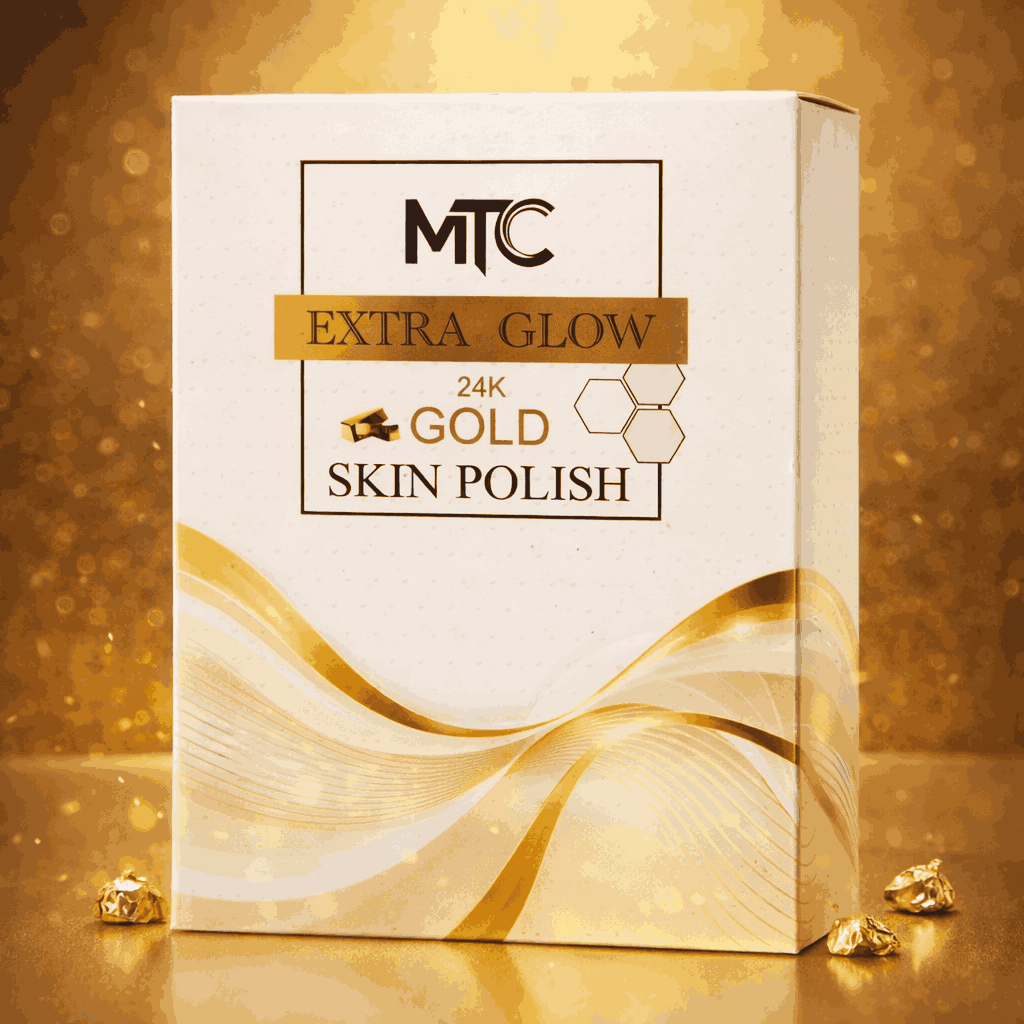 MTC International Extra Glow 24K Gold Skin Polish Kit �Professional Face & Body Brightening System