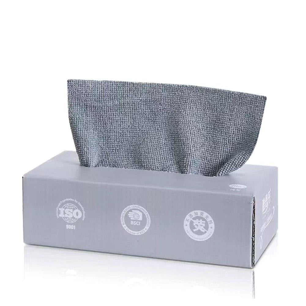 Microfiber Towel Reusable Pack of 20 Pcs Box Random Color