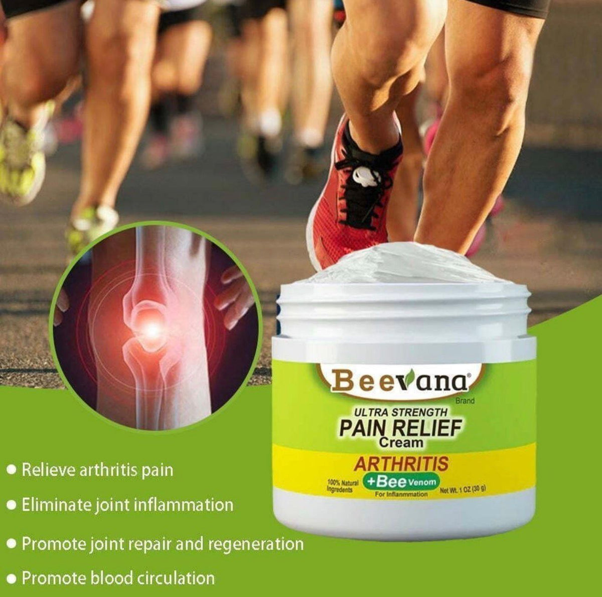 Beevana Ultra Strength Pain Relief Cream – photo 2