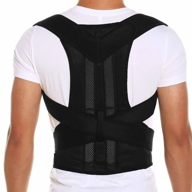 Adjustable Magnetic Posture Corrector Back Brace Support Belt for Upper Back Pain Relief �Standard Size